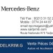 Vente Pièces Détachées Mercedes-Benz