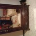 armoire a glace chapeau de gendarme louis  16 antiquite