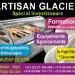 DEVENIR ARTISAN GLACIER.formation gratuite,Equipements ,matières premières et emballages